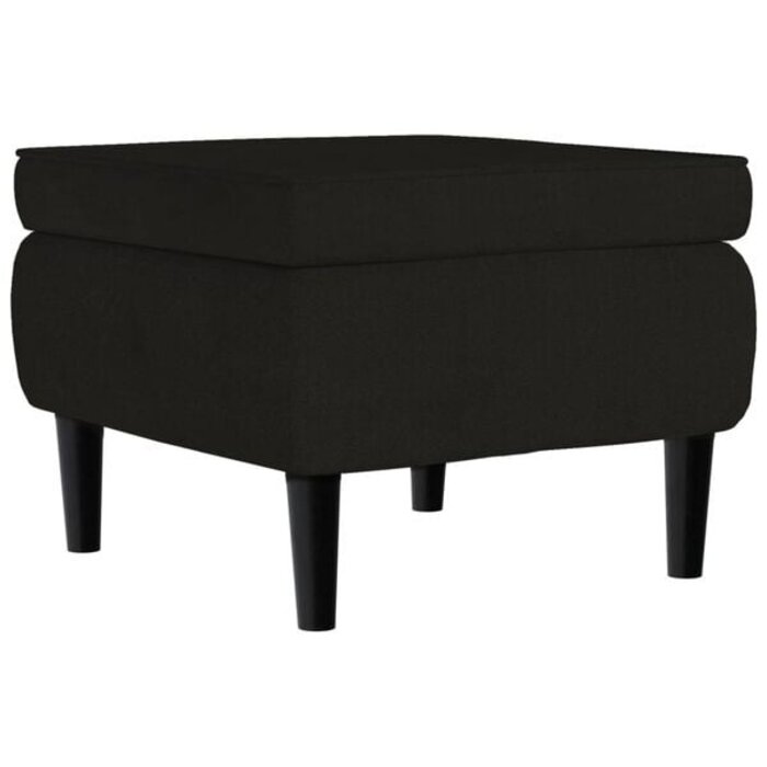 Vidaxl Eleganter Samt-Hocker, Schwarz - bis zu 34% sparen