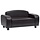 Edles Hundesofa 80x50x40 cm aus braunem Kunstleder - jetzt bis zu 34% günstiger