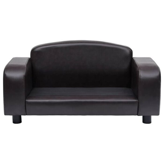Vidaxl Edles Hundesofa 80x50x40 cm aus braunem Kunstleder - jetzt bis zu 34% günstiger