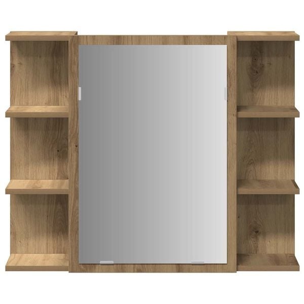 Vidaxl Badspiegelschrank 80x64 cm in Artisan-Eiche - Jetzt bis zu 34% sparen!