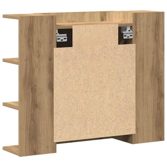 Vidaxl Badspiegelschrank 80x64 cm in Artisan-Eiche - Jetzt bis zu 34% sparen!