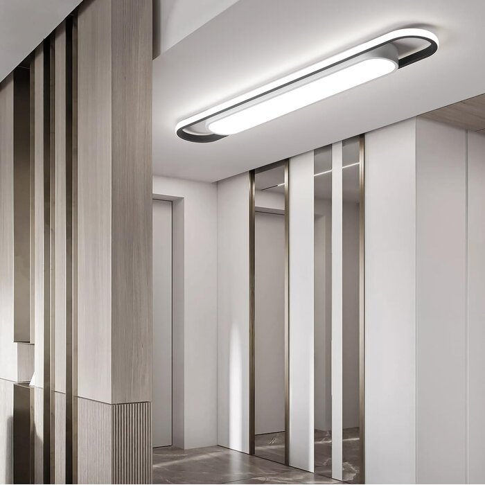 Moderne LED-Deckenleuchte 122cm, 6000K - jetzt bis zu 34% günstiger