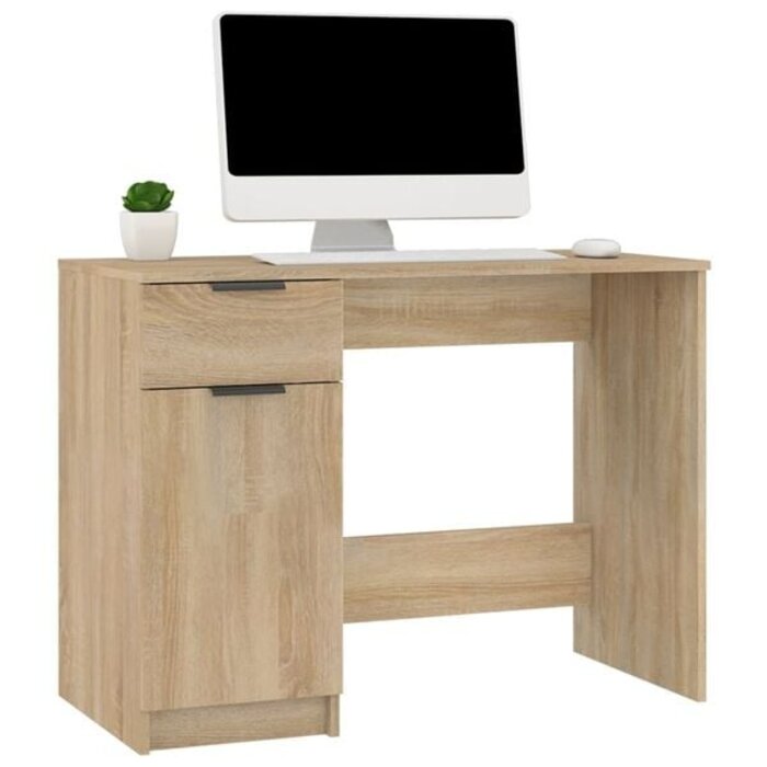 Vidaxl Schreibtisch 100x50 cm, Sonoma-Eiche - bis zu 35% Rabatt