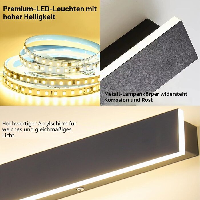 Moderne LED Wandleuchte 150cm IP65 Anthrazit - Bis zu 34% günstiger