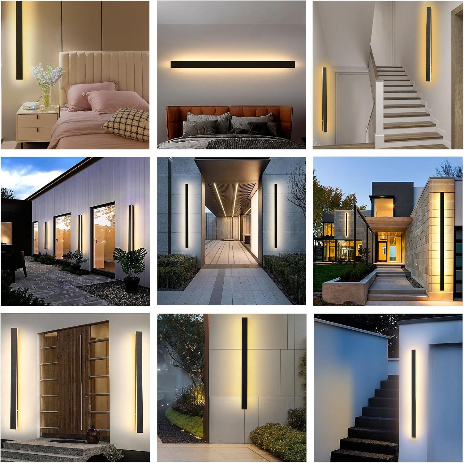 Moderne LED Wandleuchte 150cm IP65 Anthrazit - Bis zu 34% günstiger