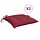 2er Set Palettenkissen 50x50x7 cm Weinrot - bis zu 32% günstiger