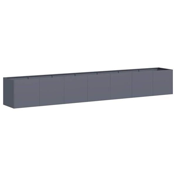 Vidaxl Großer Pflanzkübel 280x40x40 cm Anthrazit - bis zu 35% Rabatt