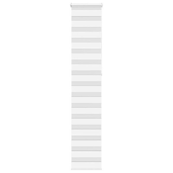 Vidaxl Doppelrollo 45x230 cm weiß - Klemmfix oder Schraubmontage - bis zu 30% Rabatt