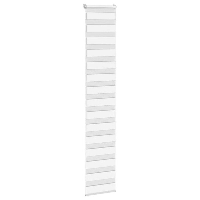 Vidaxl Doppelrollo 45x230 cm weiß - Klemmfix oder Schraubmontage - bis zu 30% Rabatt