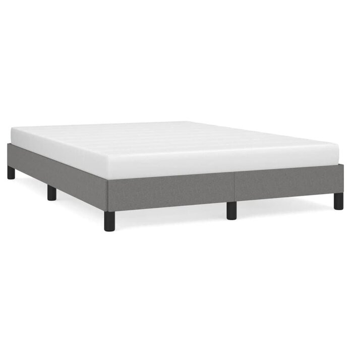 Vidaxl Stoff-Bettrahmen 140x200 cm Dunkelgrau - Jetzt bis zu 34% Rabatt sichern!