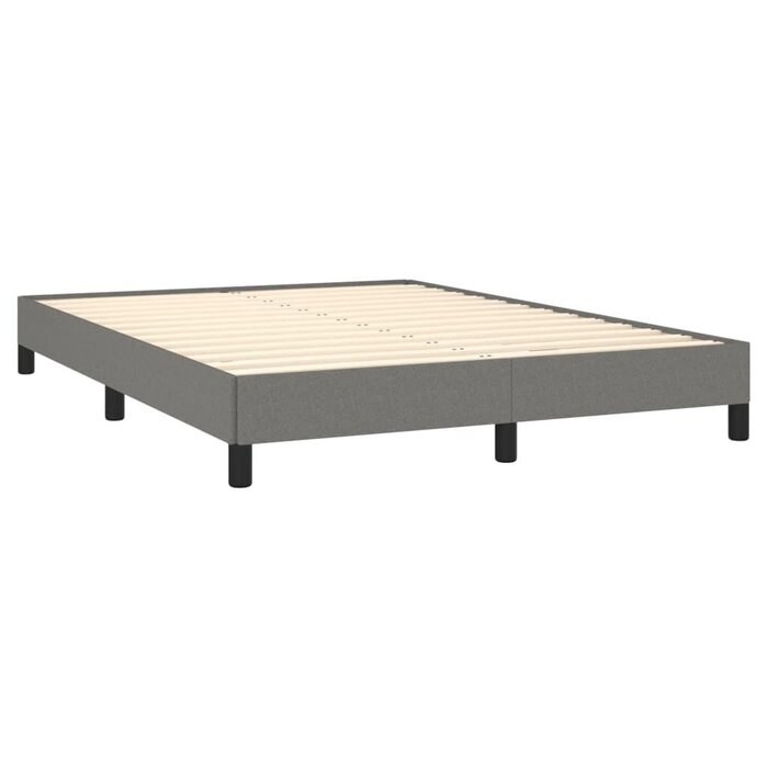 Vidaxl Stoff-Bettrahmen 140x200 cm Dunkelgrau - Jetzt bis zu 34% Rabatt sichern!