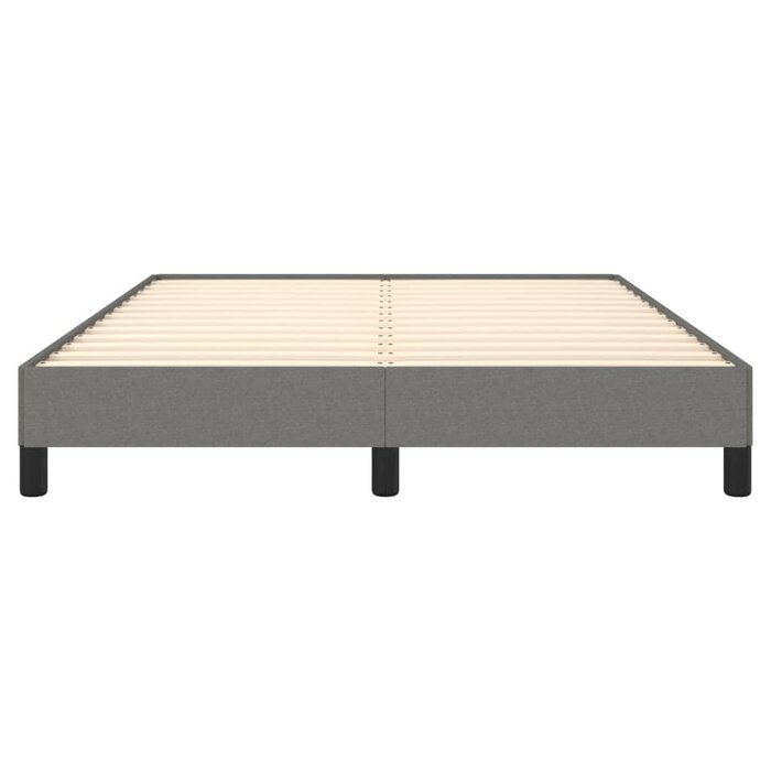 Vidaxl Stoff-Bettrahmen 140x200 cm Dunkelgrau - Jetzt bis zu 34% Rabatt sichern!