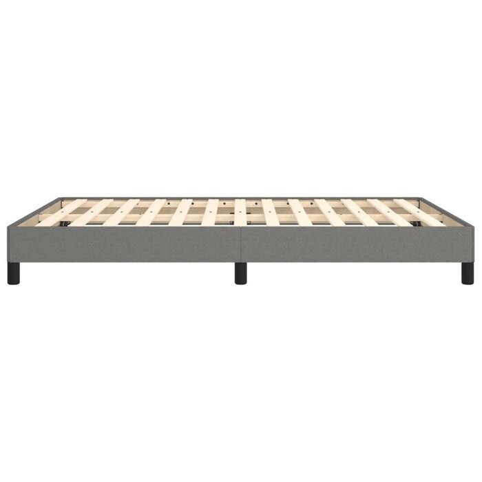 Vidaxl Stoff-Bettrahmen 140x200 cm Dunkelgrau - Jetzt bis zu 34% Rabatt sichern!