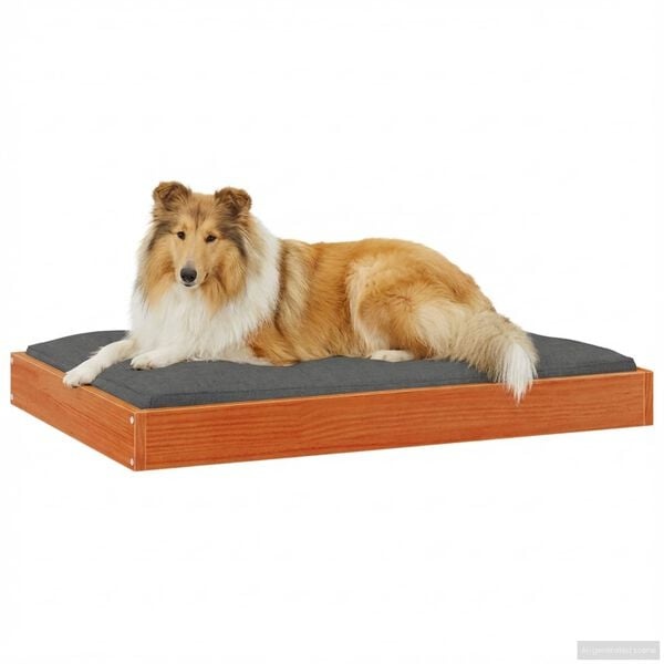 Vidaxl Hundebett aus massivem Fichtenholz 92x64cm - Jetzt bis zu 34% Rabatt sichern