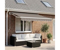 Vidaxl Markisen-Ersatzbespannung Hellgrau 350 x 250 cm - 53% Rabatt