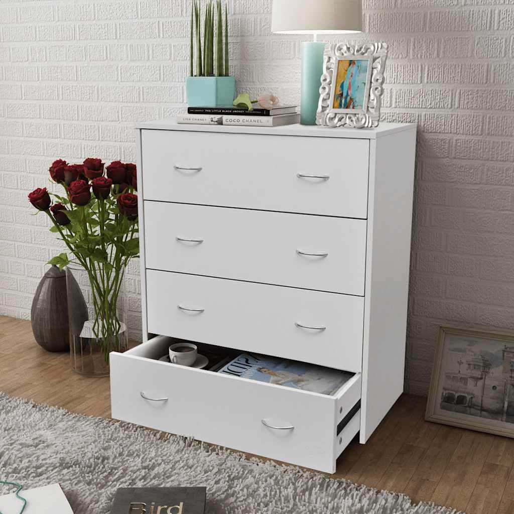 Vidaxl Moderne Kommode in Weiß - 60x30,5x71 cm - Outlet-Angebot bis zu 34% reduziert