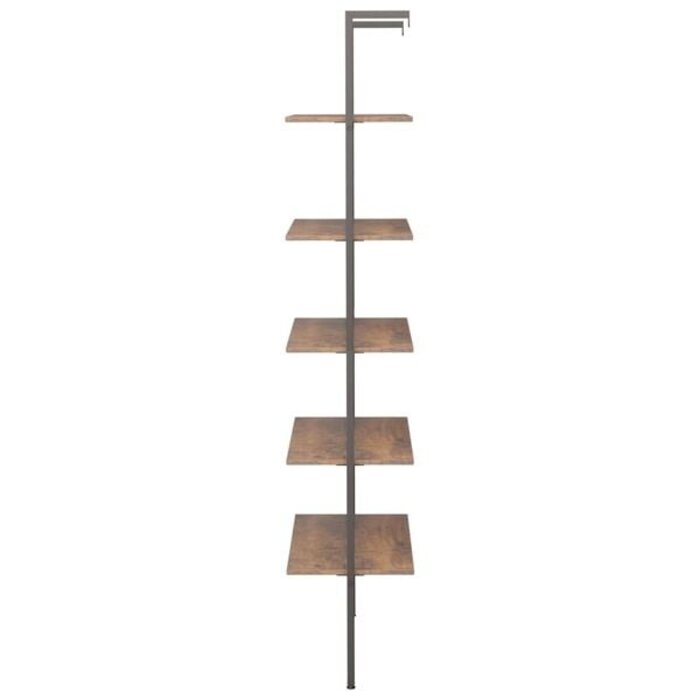 Vidaxl Leiterregal mit 5 Ablagen, 64x35x185 cm - bis zu 34% sparen