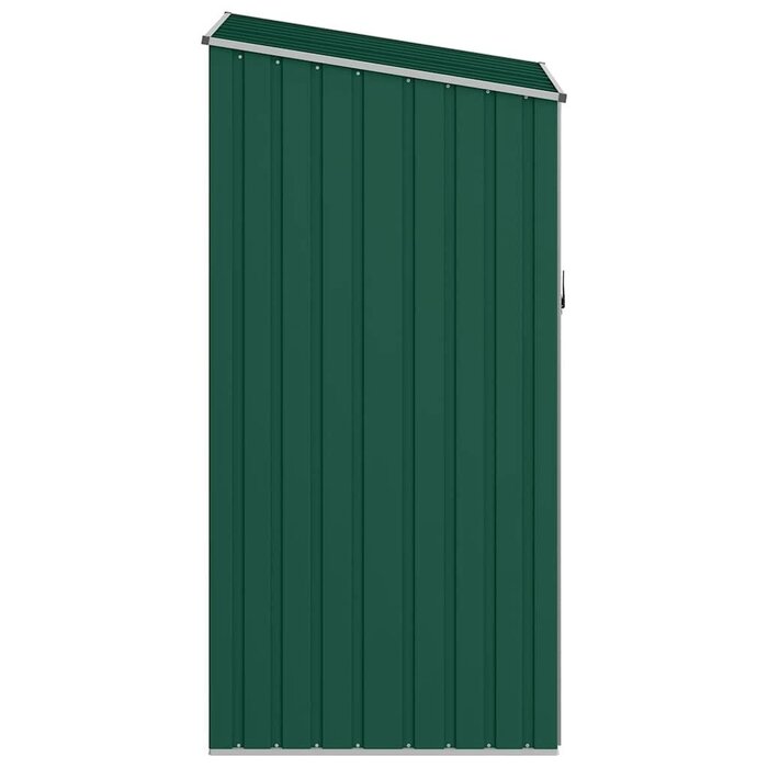 Vidaxl Brennholzunterstand mit Geräteschuppen 245x98x159 cm, Grün - bis zu 35% Rabatt