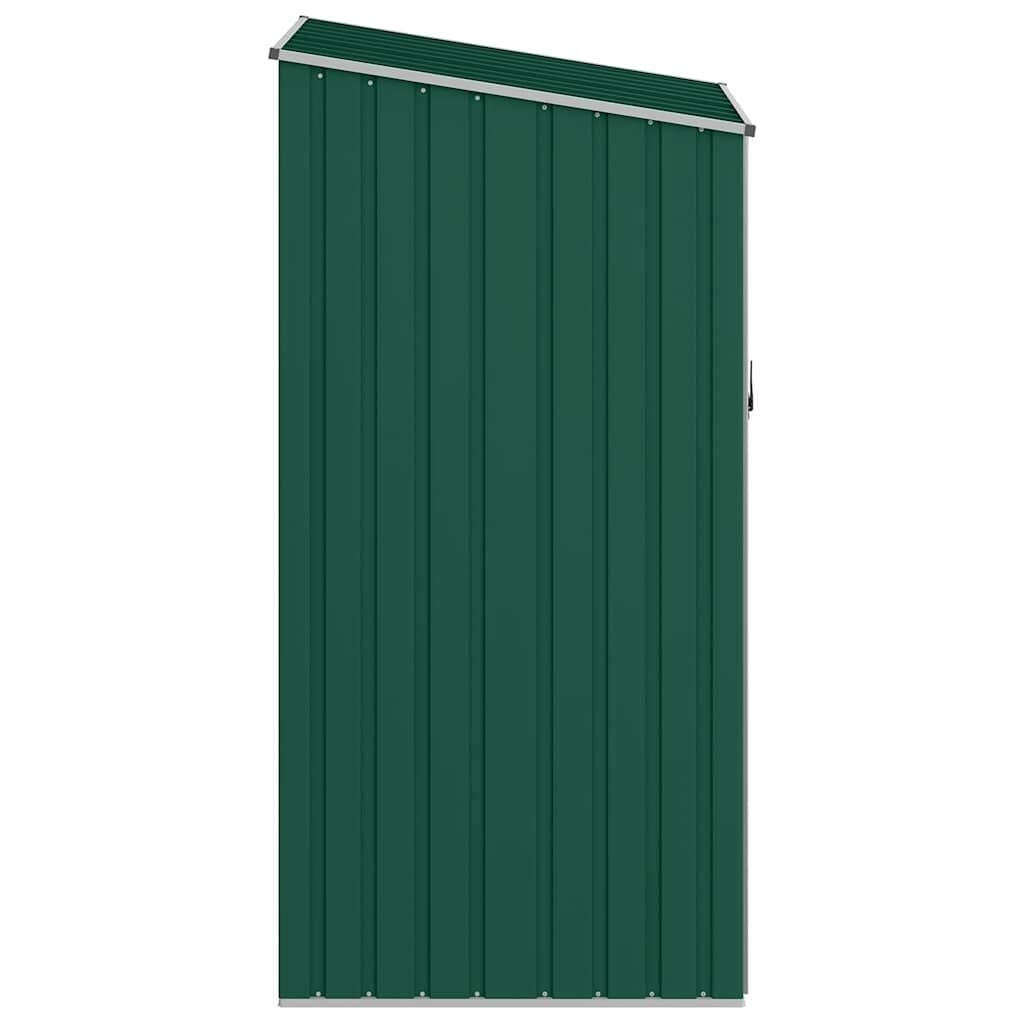 Vidaxl Brennholzunterstand mit Geräteschuppen 245x98x159 cm, Grün - bis zu 35% Rabatt