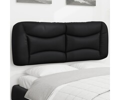 Vidaxl Betthaupt-Kissen Hvar 140 cm Kunstleder Schwarz - 51% Rabatt