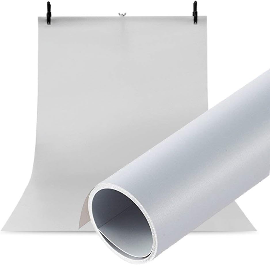 PVC Fotografie Hintergrund 120x200 cm, Lichtgrau, bis zu 27% reduziert
