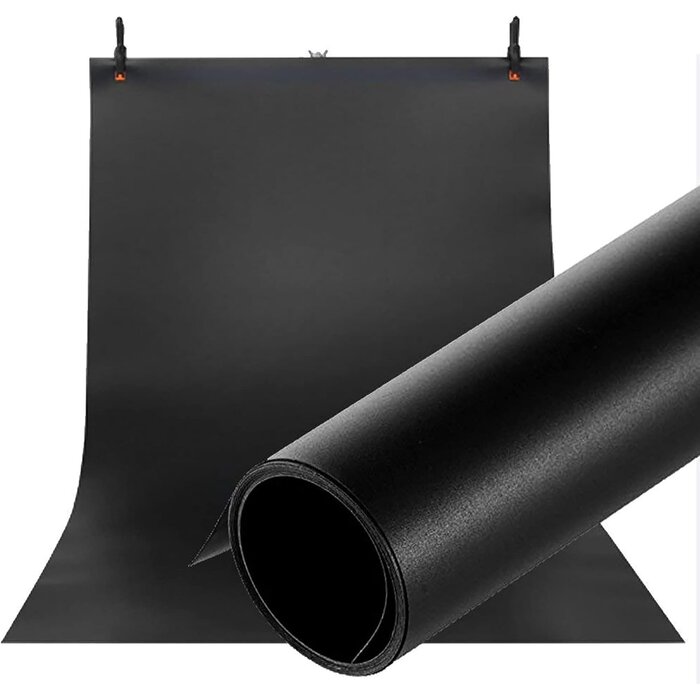 PVC Fotografie Hintergrund 120x200 cm, Lichtgrau, bis zu 27% reduziert