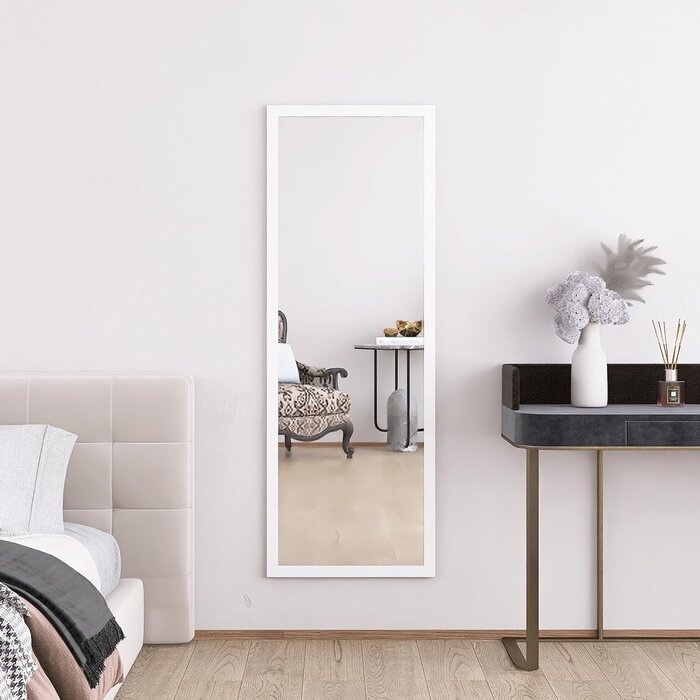 Ganzkörperspiegel 140x50 cm weiß - Klappbar & Vielseitig - bis zu 34% Rabatt