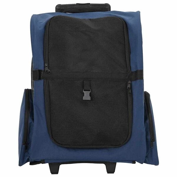 Vidaxl 3-in-1 Haustier-Trolley blau - Komfortabler Reisebegleiter bis zu 34% sparen