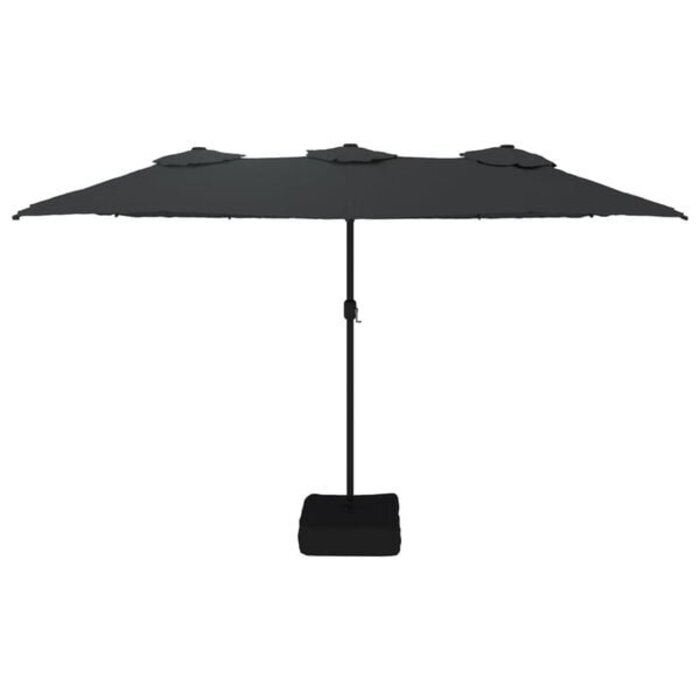 Vidaxl Doppel-Sonnenschirm 449x265 cm - UV-Schutz - jetzt bis zu 35% sparen