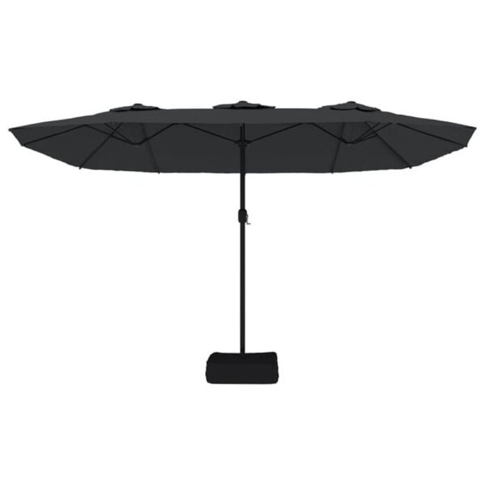 Vidaxl Doppel-Sonnenschirm 449x265 cm - UV-Schutz - jetzt bis zu 35% sparen