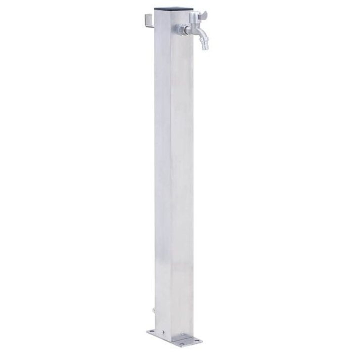 Vidaxl Gartenzapfstelle aus Edelstahl, 80 cm, inklusive Wasserhahn - bis zu 34% Rabatt