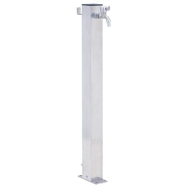 Vidaxl Gartenzapfstelle aus Edelstahl, 80 cm, inklusive Wasserhahn - bis zu 34% Rabatt
