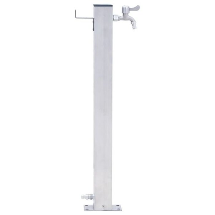 Vidaxl Gartenzapfstelle aus Edelstahl, 80 cm, inklusive Wasserhahn - bis zu 34% Rabatt