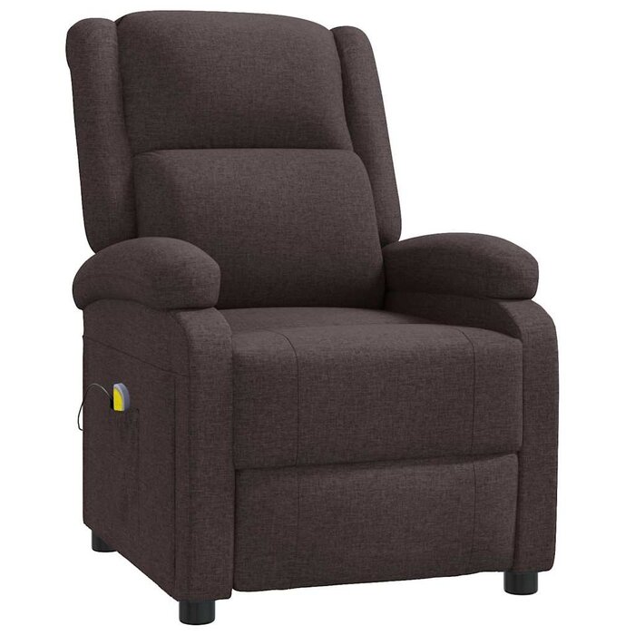 Vidaxl Massagesessel in Dunkelbraun mit 6-Punkt-Vibration - bis zu 35% Rabatt