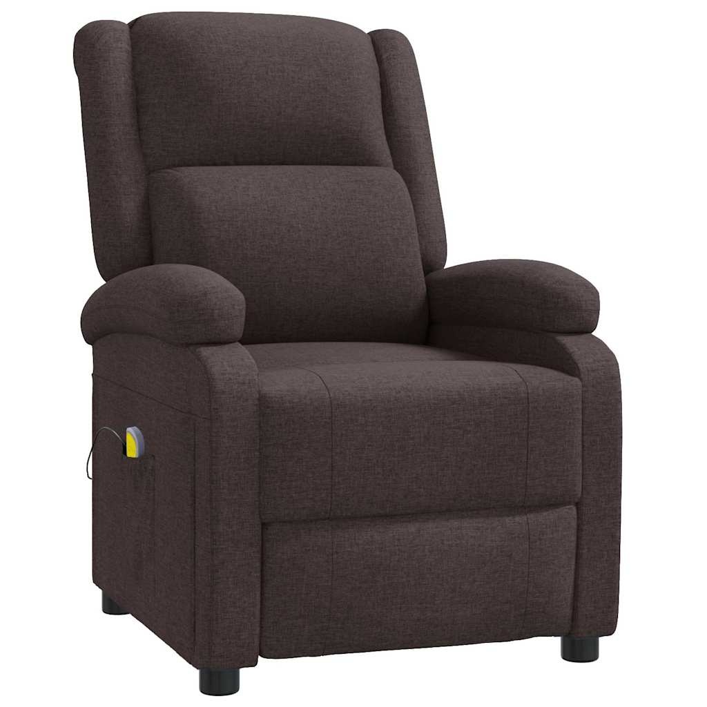 Vidaxl Massagesessel in Dunkelbraun mit 6-Punkt-Vibration - bis zu 35% Rabatt
