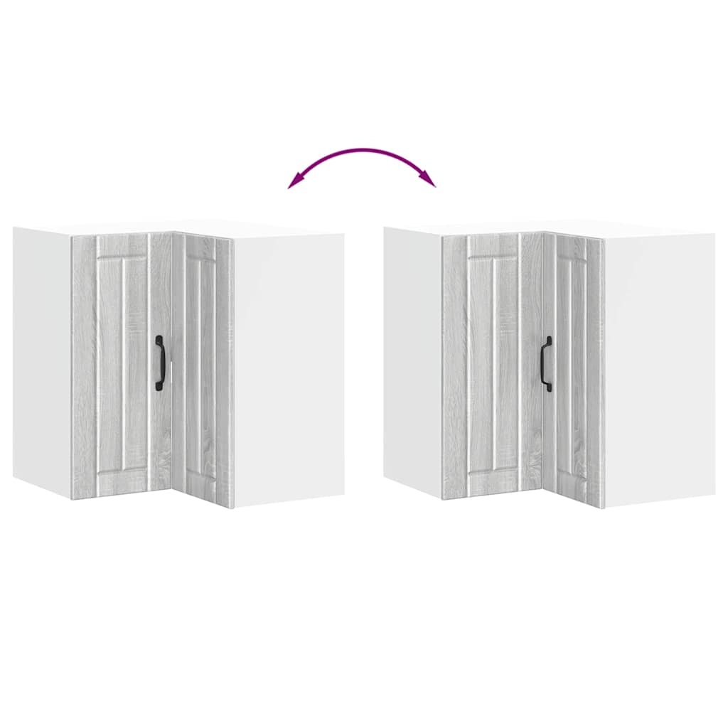 Vidaxl Küchen-Eckwandschrank Lucca 57x57x60cm - Jetzt bis zu 34% günstiger