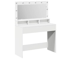 Vidaxl Schminktisch mit LED-Beleuchtung Weiß - 54% Rabatt - 100 x 41 x 135 cm