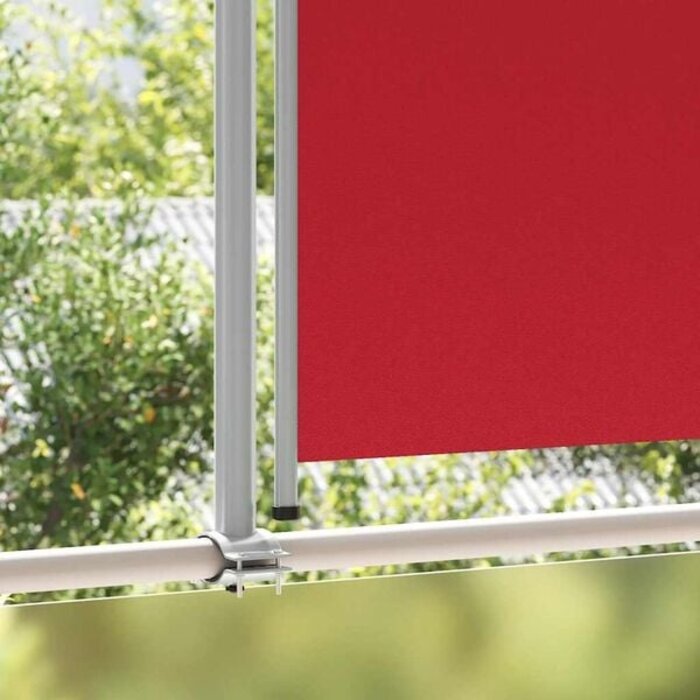 Vidaxl Ausziehbare Seitenmarkise 140x300 cm in Rot - jetzt bis zu 33% sparen