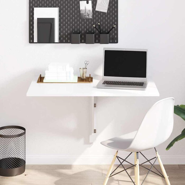 Vidaxl Wandklapptisch Hochglanz-Weiß 100x60cm - bis zu 34% sparen