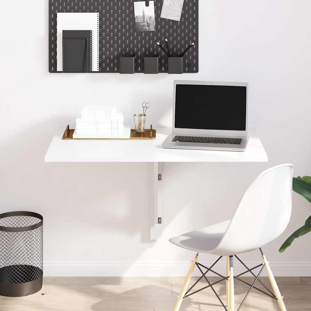 Vidaxl Wandklapptisch Hochglanz-Weiß 100x60cm - bis zu 34% sparen