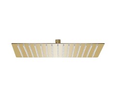 Vidaxl Regenduschkopf Quadratisch 40x40 cm Edelstahl Gold - 56% Rabatt