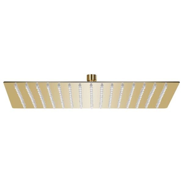 Vidaxl Regenduschkopf 40x40 cm Gold - Edelstahl Quadratisch - Bis zu 34% Rabatt