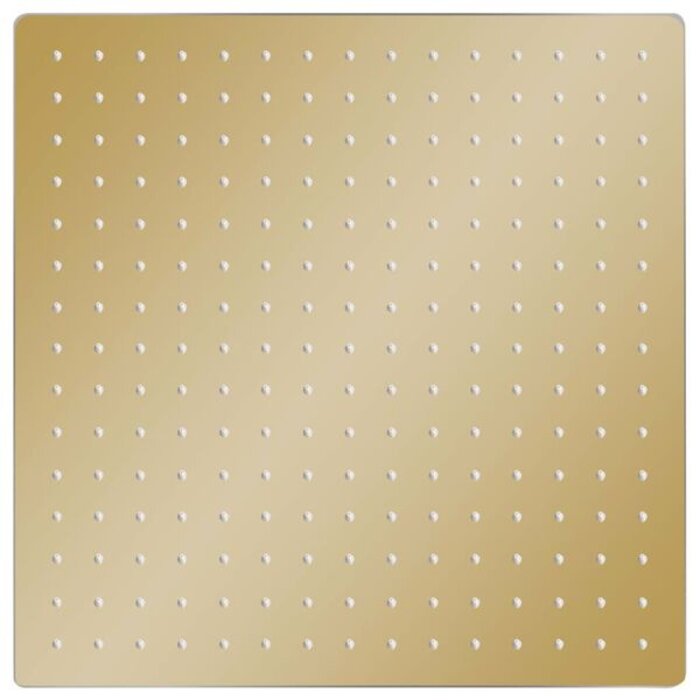 Vidaxl Regenduschkopf 40x40 cm Gold - Edelstahl Quadratisch - Bis zu 34% Rabatt
