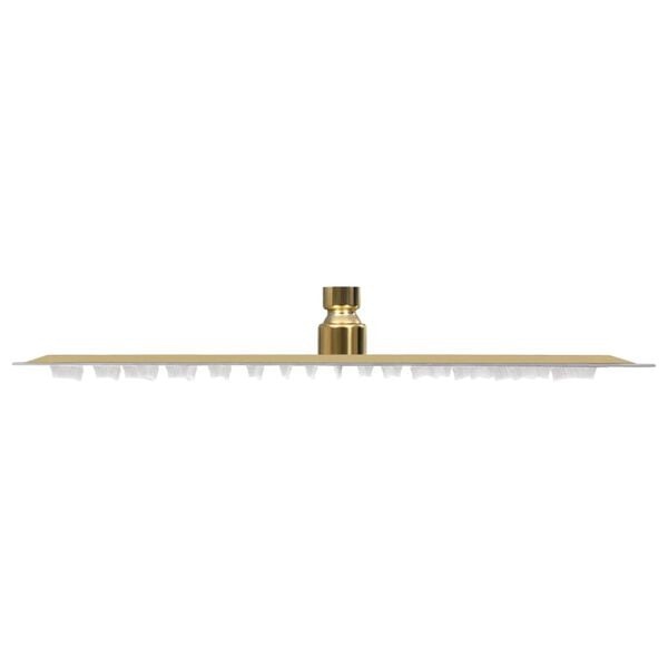 Vidaxl Regenduschkopf 40x40 cm Gold - Edelstahl Quadratisch - Bis zu 34% Rabatt