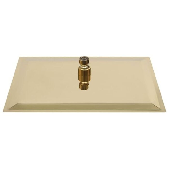 Vidaxl Regenduschkopf 40x40 cm Gold - Edelstahl Quadratisch - Bis zu 34% Rabatt