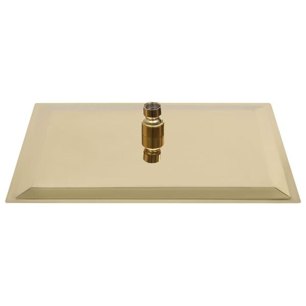 Vidaxl Regenduschkopf 40x40 cm Gold - Edelstahl Quadratisch - Bis zu 34% Rabatt