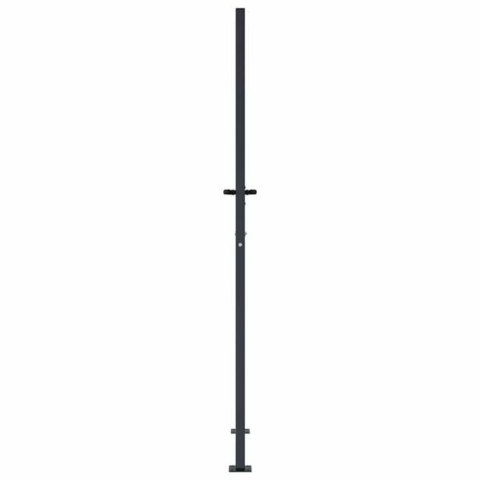 Vidaxl Gartentor Bambus-Design 105x180 cm Anthrazit - bis zu 35% Rabatt