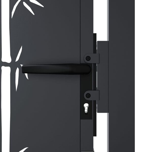 Vidaxl Gartentor Bambus-Design 105x180 cm Anthrazit - bis zu 35% Rabatt