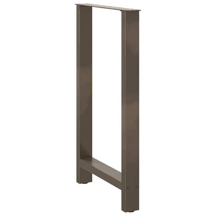 Vidaxl Bartischgestell 2er-Set, Stahl, natur, 60x100 cm - jetzt bis zu 34% sparen