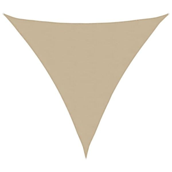 Vidaxl Dreieckiges Sonnensegel 6x6x6m - Beige - bis zu 34% Rabatt